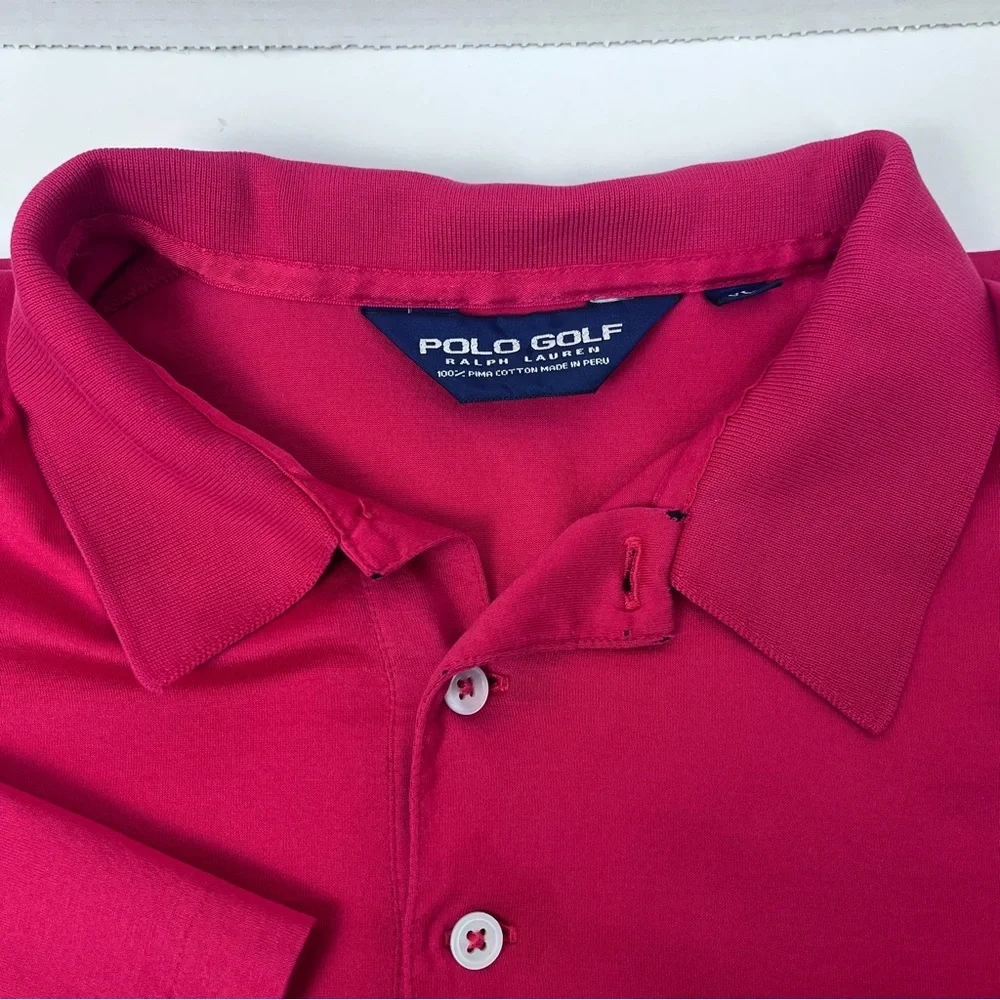 Ralph Lauren Polo Golf Men's 100% Pima Cotton Performance Polo Size XL; Sports